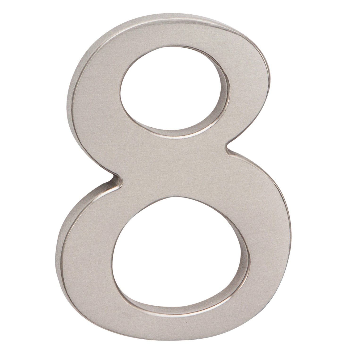 Cislo 3D nikl matny 8