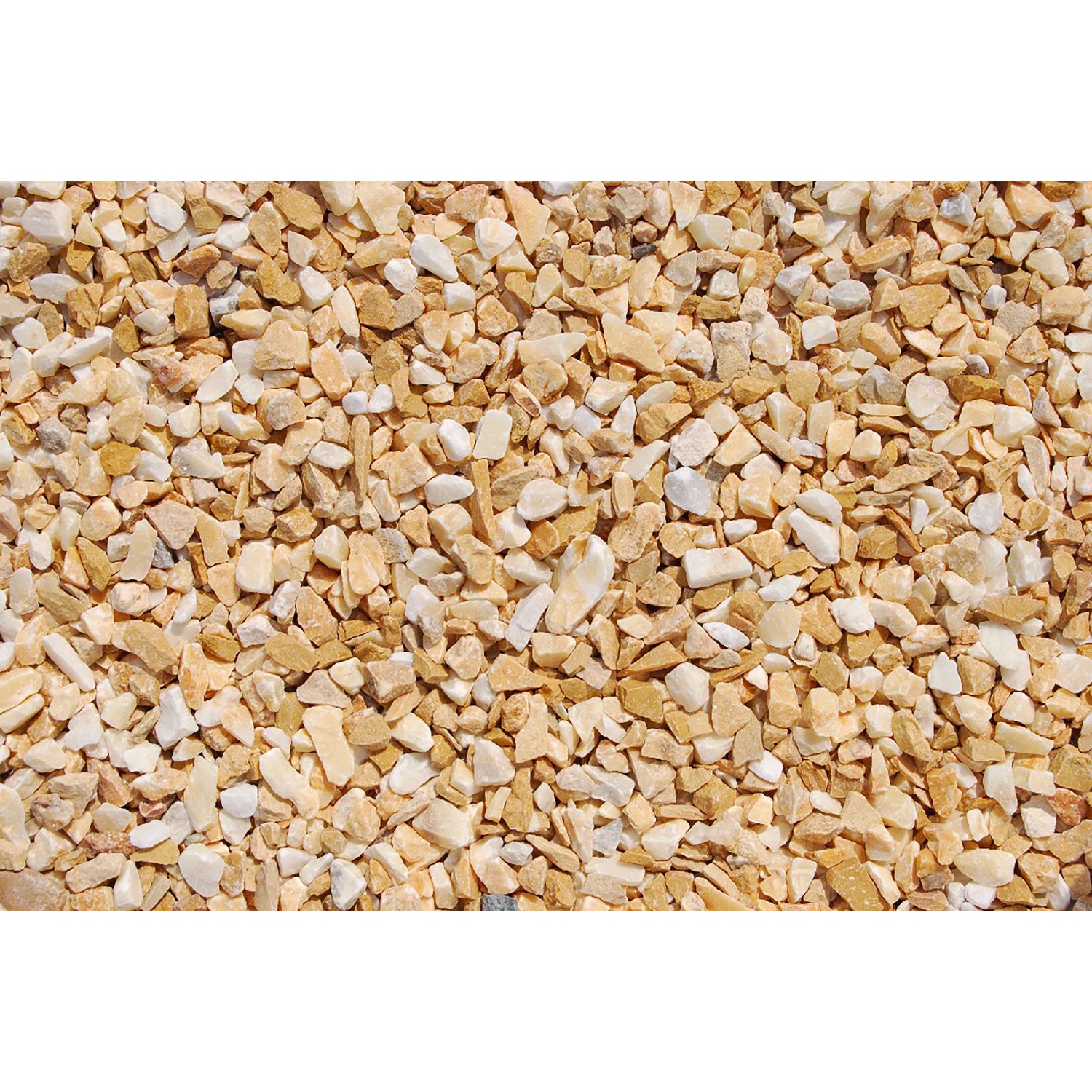 Mramorová drť sienská žlutá 9-12 mm 25 kg PE pytel