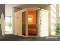 Weka Designová sauna Cubilis 3, přírodní, 248 x 198 x 205 cm + Klassik 9,0 kW Weka Designová sauna Cubilis 3, přírodní, 248 x 198 x 205 cm + Klassik 9,0 kW