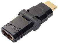 OBI HDMI adaptér pozlacený, otočný o 180° OBI HDMI adaptér pozlacený, otočný o 180°