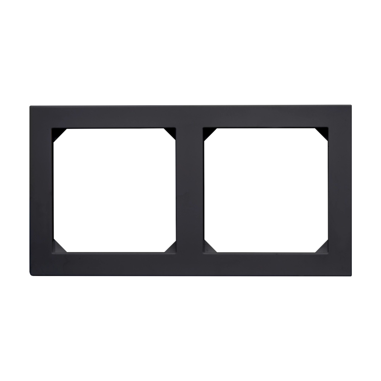 Rámeček 2-násobný Cubus, grafitová