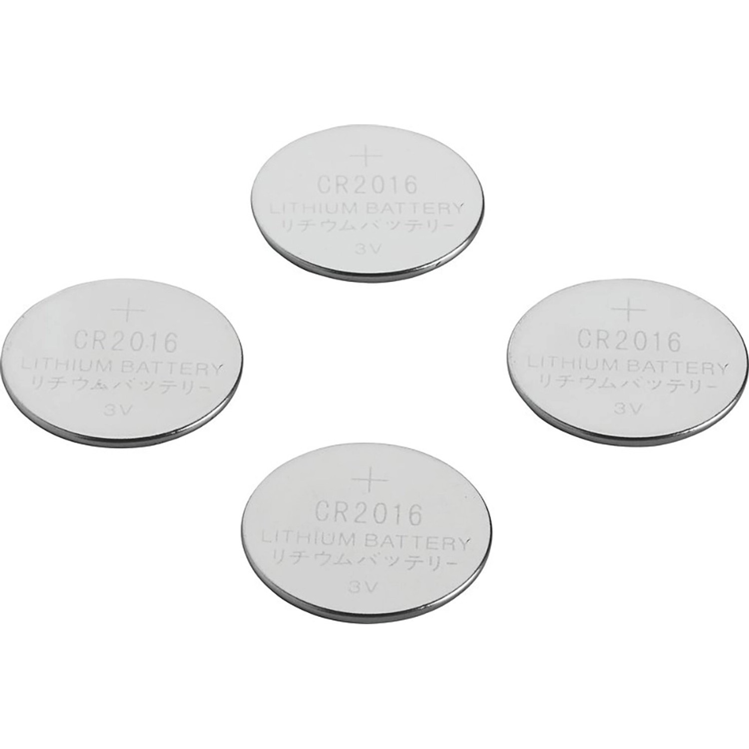 Knoflíkové baterie CR2016, 4 ks