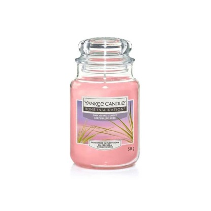 Yankee Candle Home Inspiration Svíčka ve skle velká Pink Island Sunset, 538 g