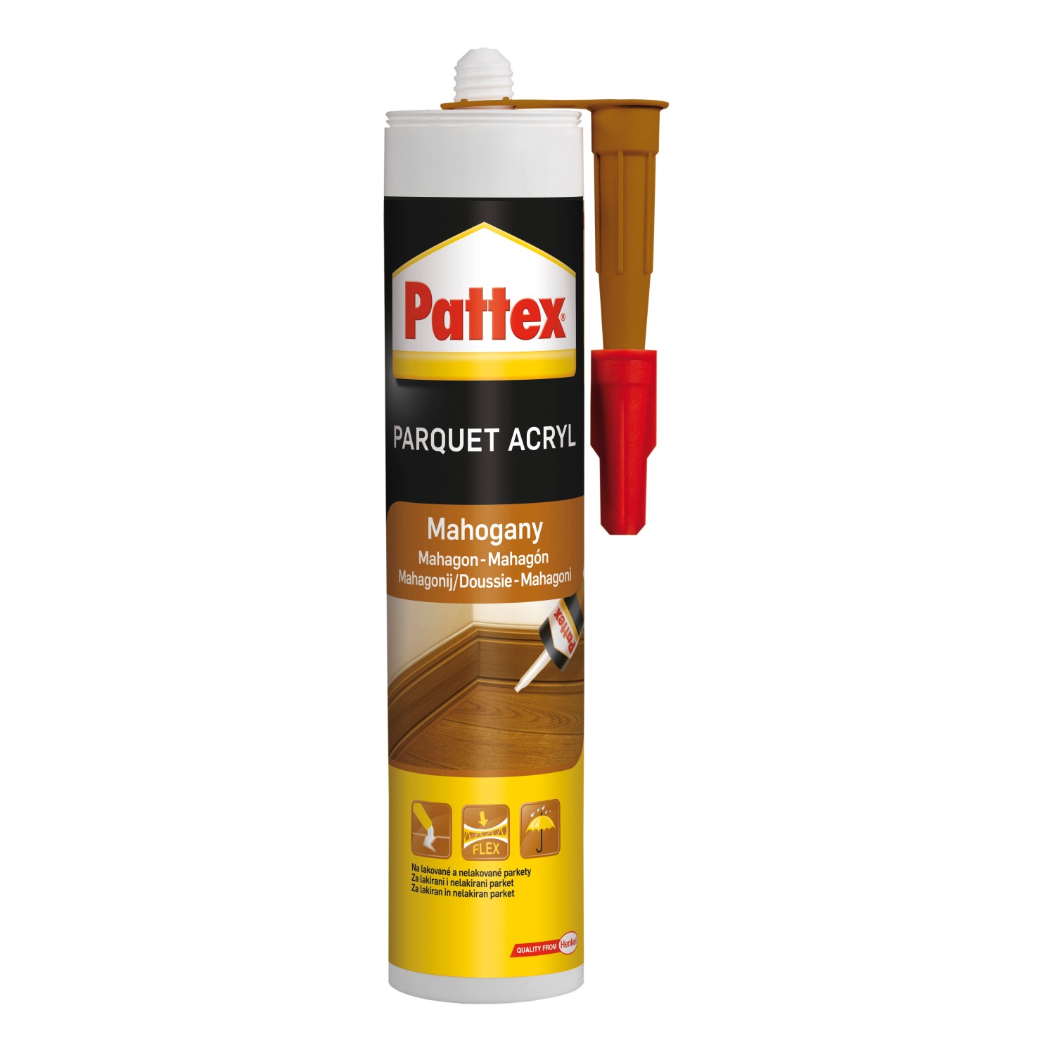 Pattex Parketový tmel mahagon, 310 ml