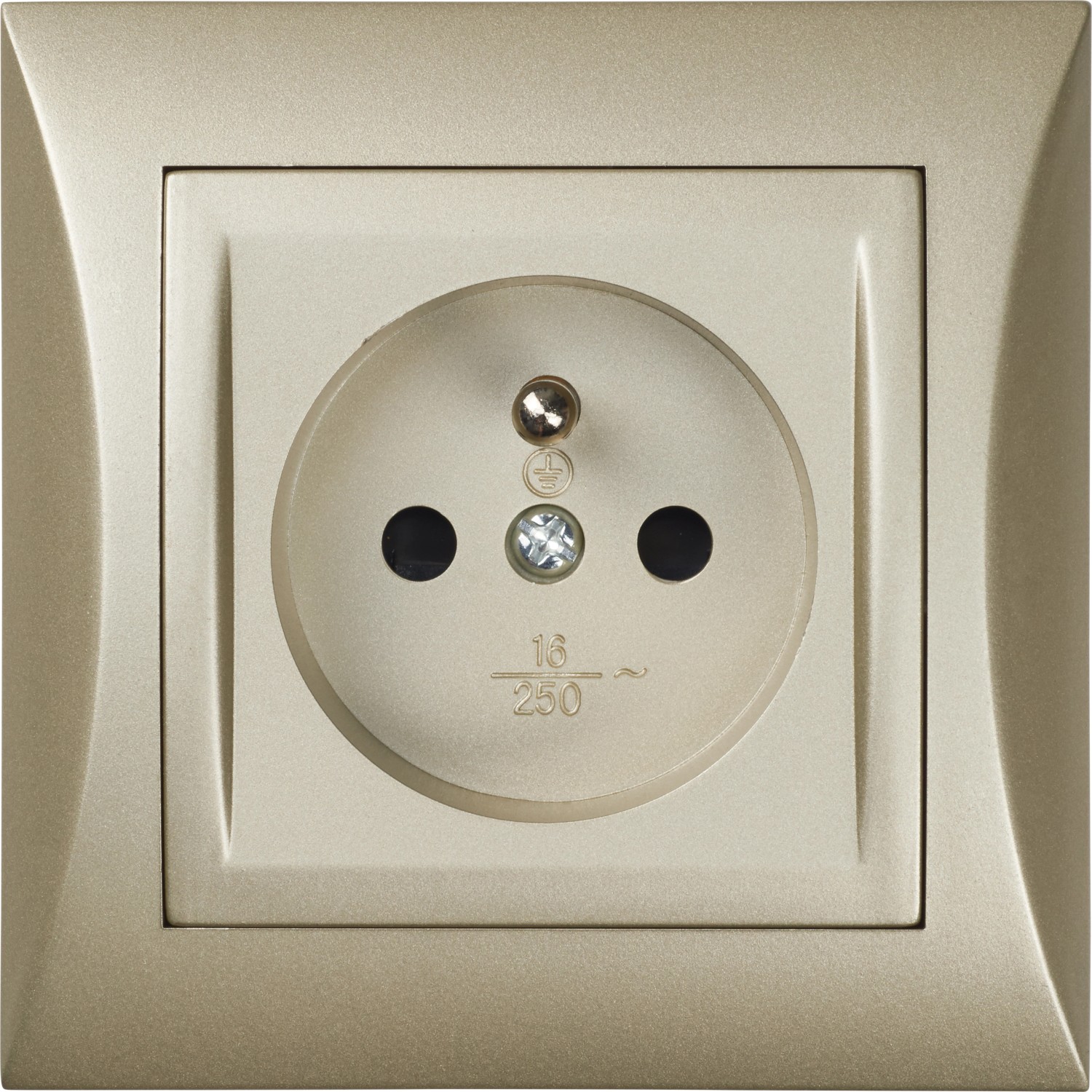 OBI Zásuvka Ariane champagne metalíza