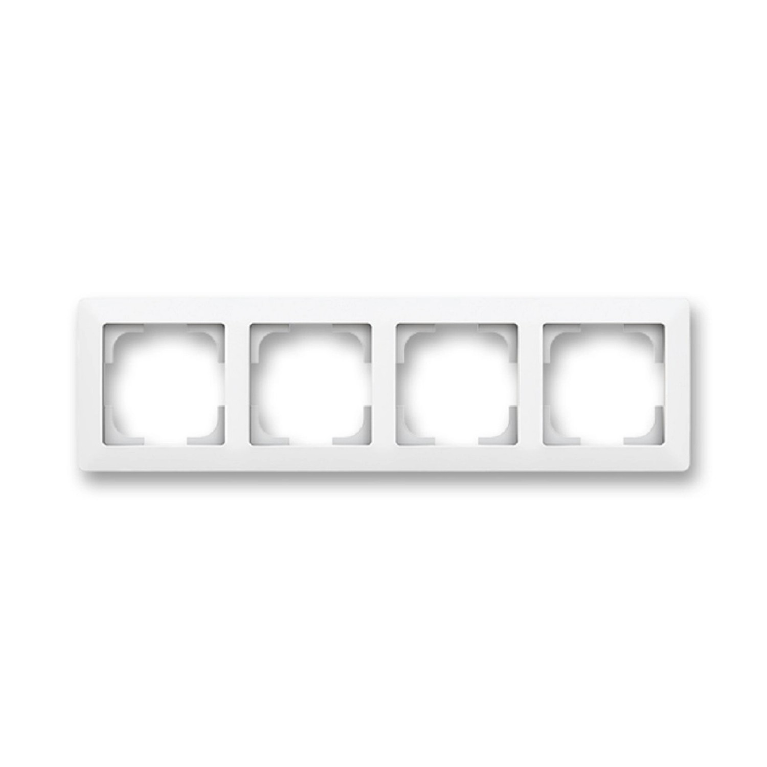 Rámeček ABB Zoni čtyřnásobný matná bílá