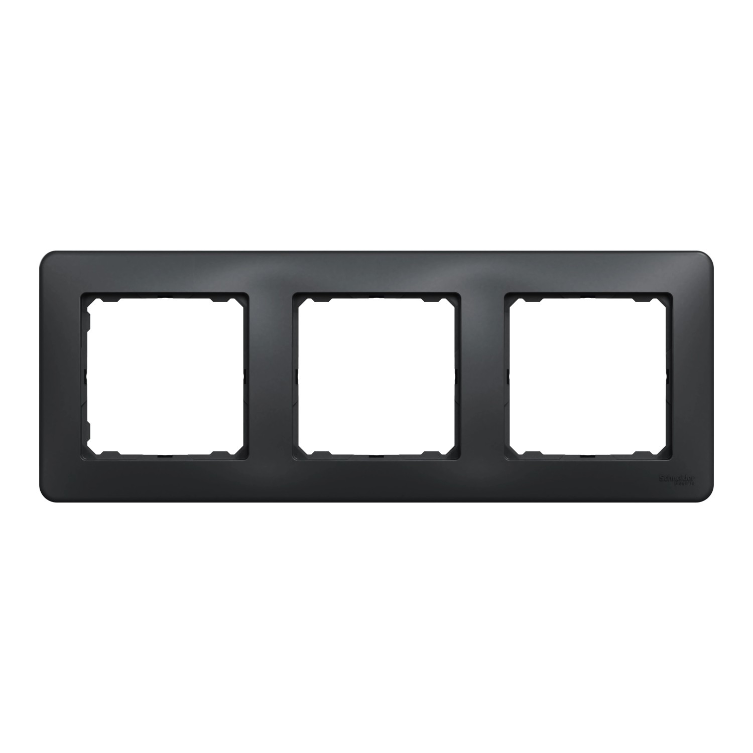 Schneider Rámeček 3-násobný Sedna Design antracit