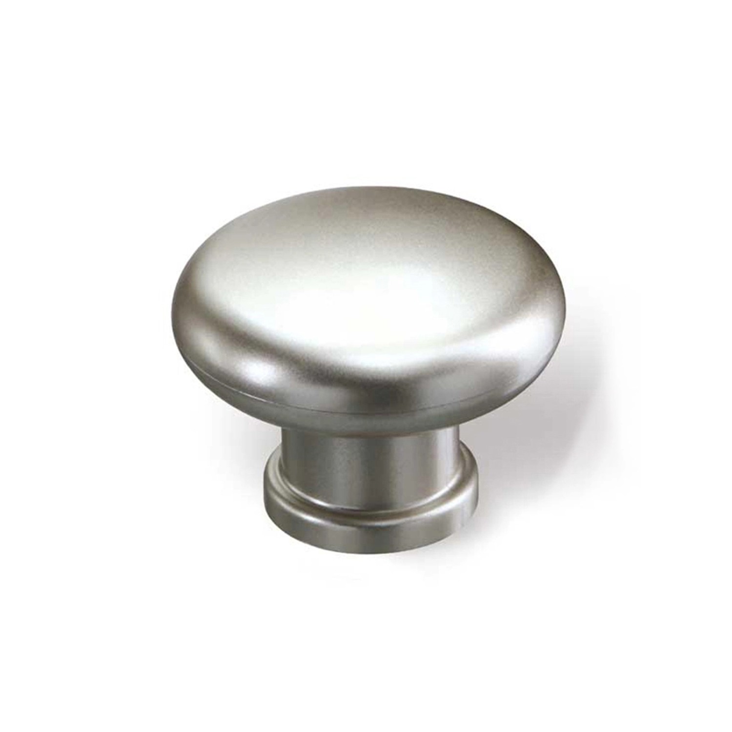 Knoflík 0385 plast niklovaný 40 mm x 40 mm x 30,5 mm