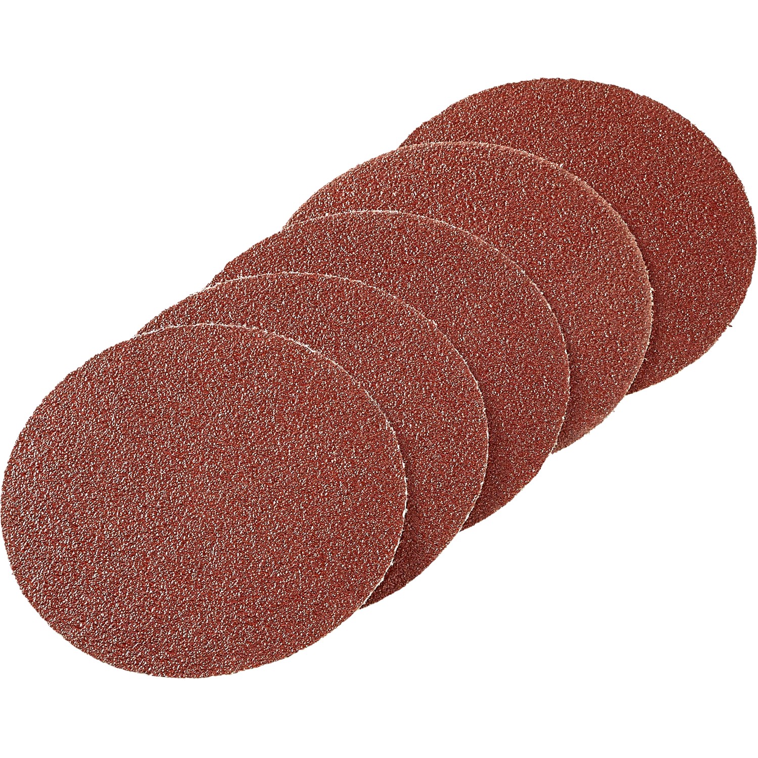 LUX Brusná podložka pro excentrické brusky K240 neděrovaná, 5 ks, pr. 125 mm