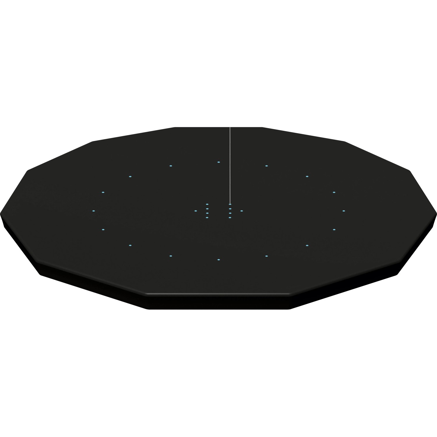 Bestway PVC bazénová krycí plachta černá pr. 370 cm