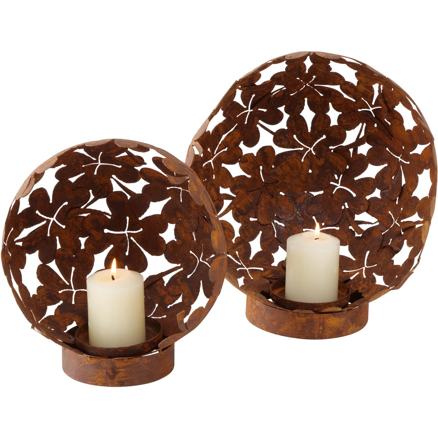 Svícen jetel 30 cm patina