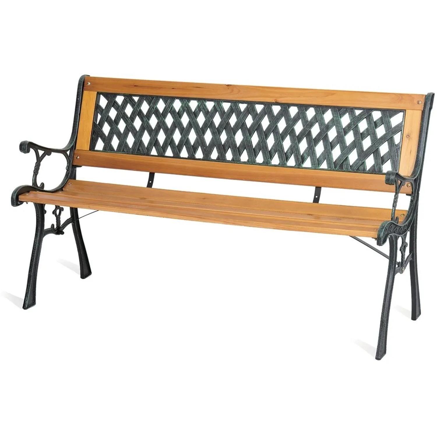 Designlink Zahradní lavička Lamba 126 x 74 x 52 cm