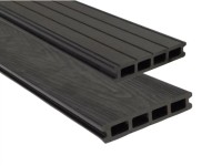 Gutta WPC terasové prkno Guttadeck 3D tmavě šedá 25 x 140 x 4000 mm