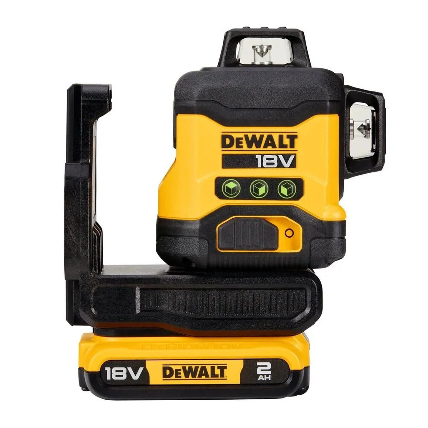 DeWALT 18V XR Aku zelený křížový laser DCLE34031D1-QW (1x2,0Ah, kufr)