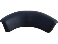 Nordlys Náhradní opěrka hlavy, zaoblená, antracitová, 6,5 x 29 x 3 cm