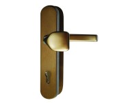 Richter Bezpečnostní kování R101/72 mm, klika-madlo, PZ, TB 3, bronz