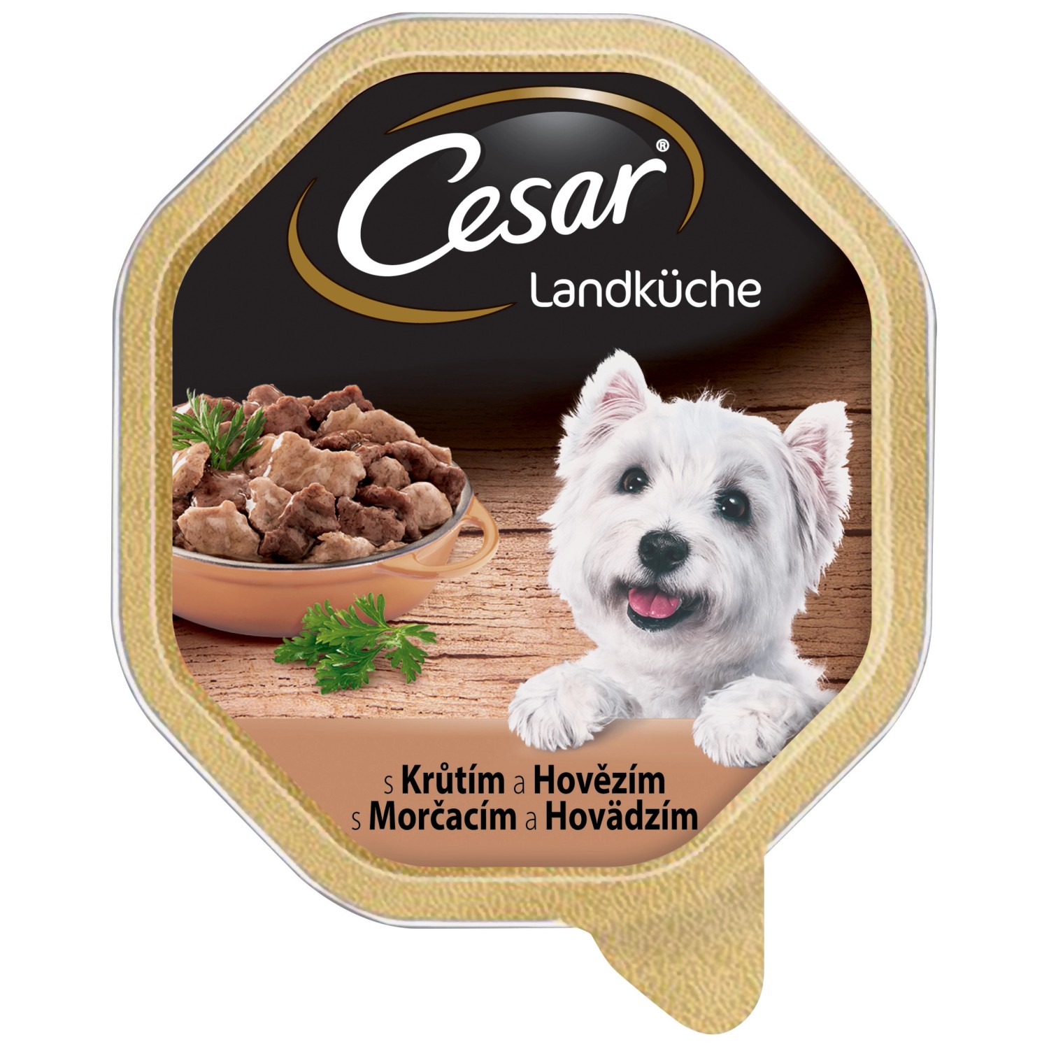 Cesar krůtí a hovězí 150 g