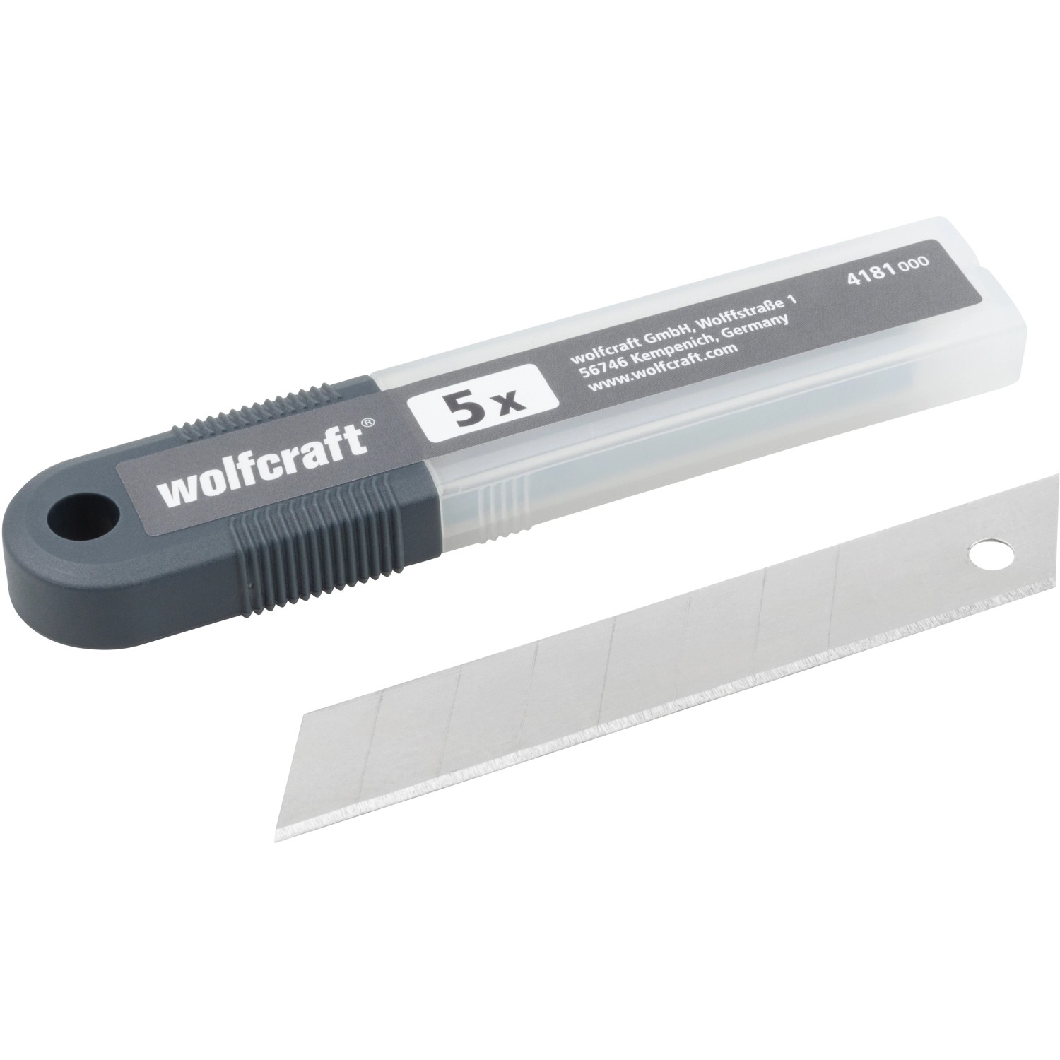 Wolfcraft Profesionální odlamovací čepele, 5 ks, 18 mm, ver. 1