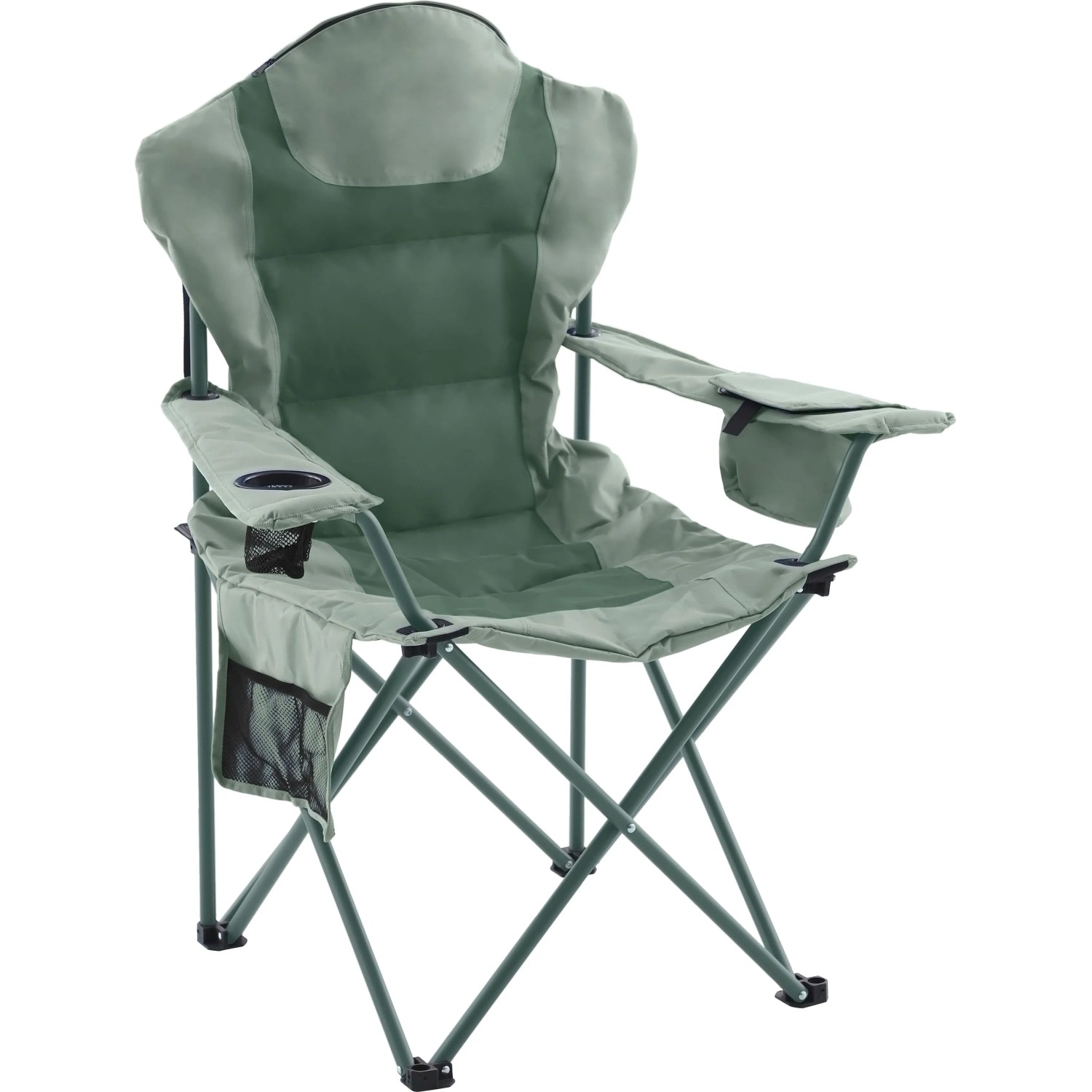 CAMPSITE Skládací kempingová židle Nejapa zelená 108 x 86 x 56 cm