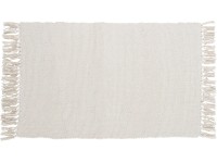 OBI Bavlněný koberec Uni bílý 50 x 80 cm