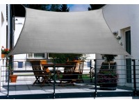 Floracord Balkonová stínící plachta HDPE, antracitová, 270 x 140 cm