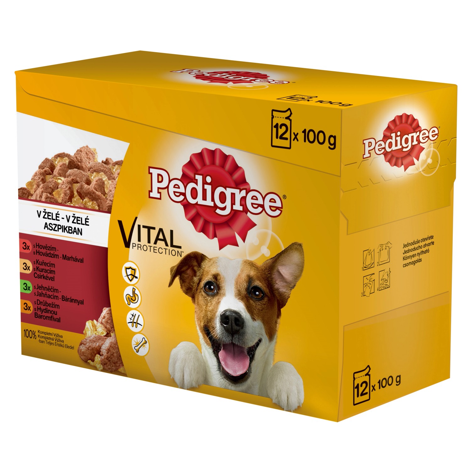 Pedigree Kapsičky pro psy v želé 12 x 100 g