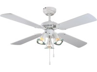 CMI Stropní ventilátor Corfu bílý