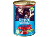 Reno Konzerva pro psy hovězí kousky v omáčce, 415 g
