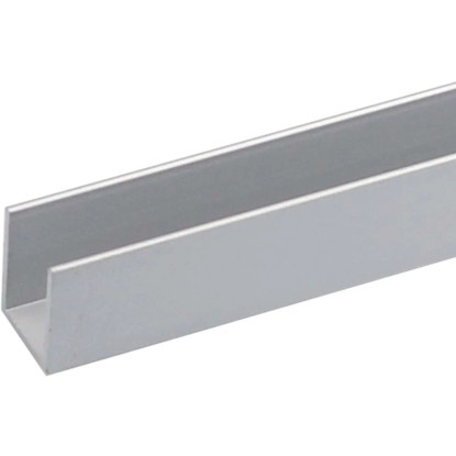 Arcansas U-Profil hliníkový stříbrný eloxovaný 21 x 10 x 1000 mm