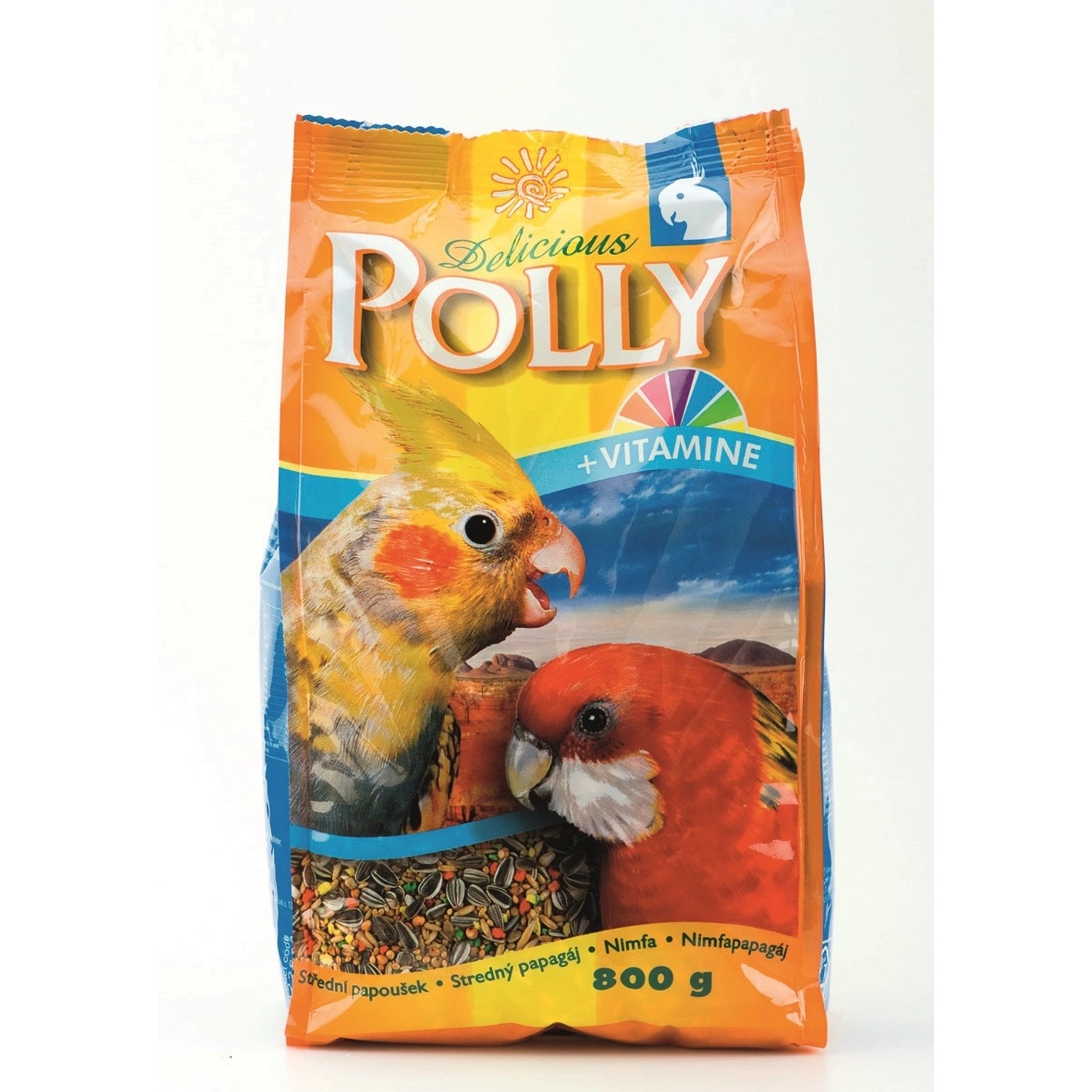 Polly Krmivo pro střední papoušky 800 g