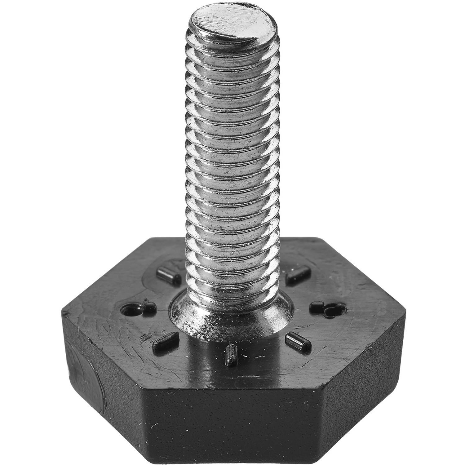 Hettich Šroub pro vyrovnání nerovnosti podlahy M8 pro nohy stolu černý