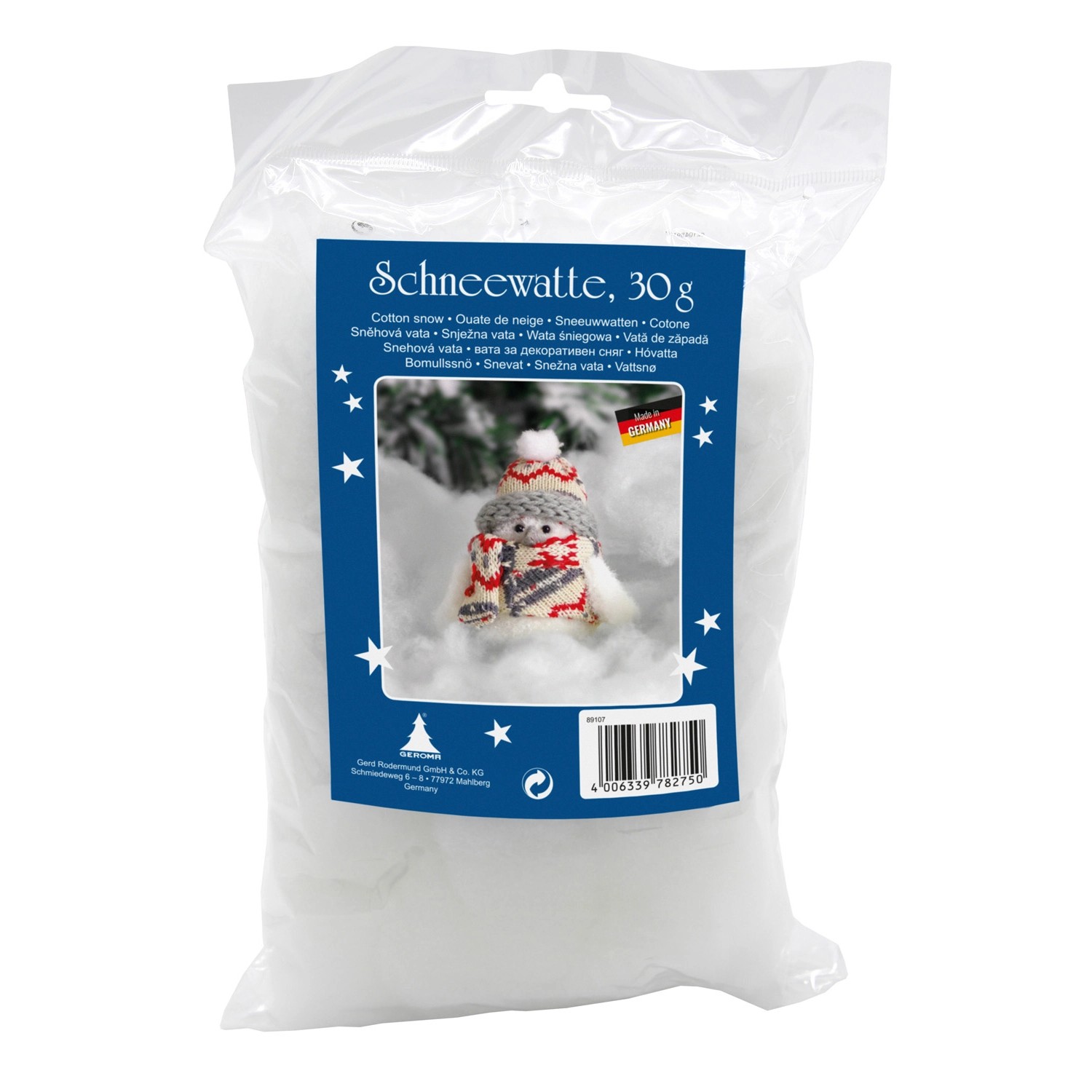 Sněhová vata, bílá, 30 g