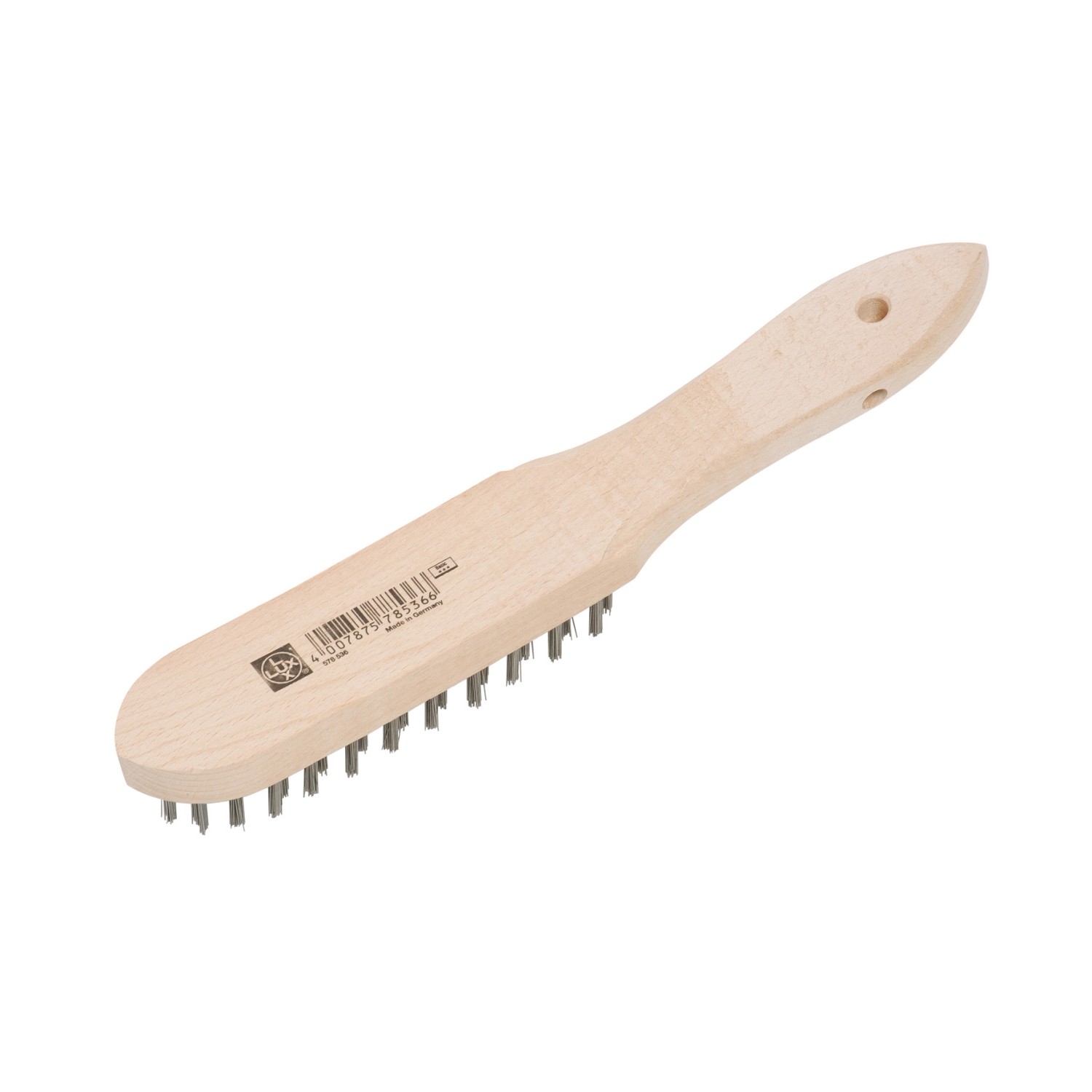 LUX Ocelový drátěný kartáč 6řadý