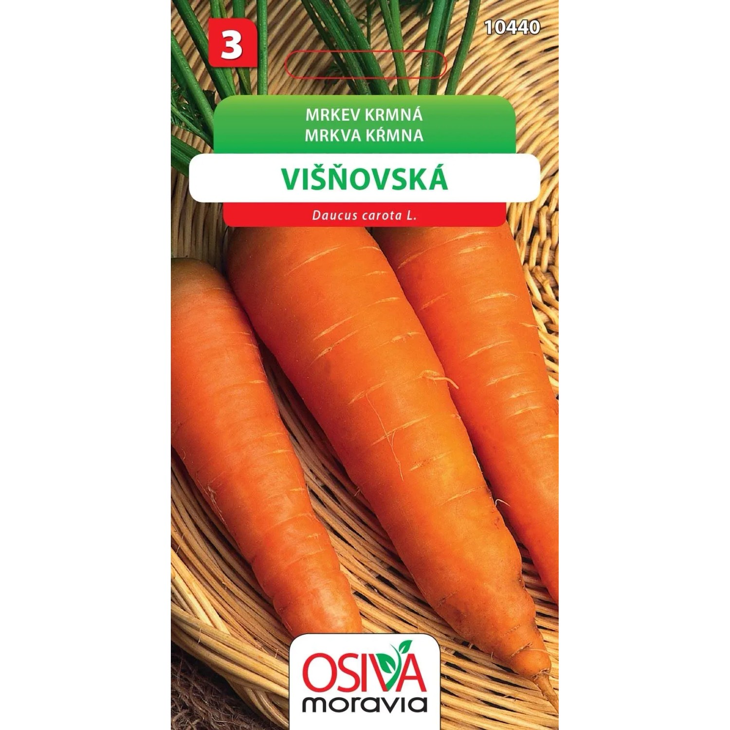 Semínka Mrkev krmná Višňovská (Daucus carota L.)