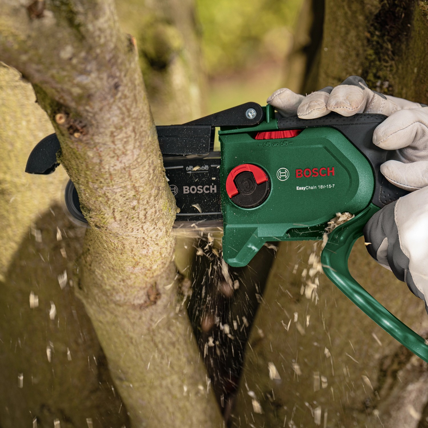 Bosch Aku řetězová pila EasyChain 18V-15-7 Solo koupit v OBI