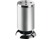 Hettich Soklová noha 100 mm - 110 mm matný chrom