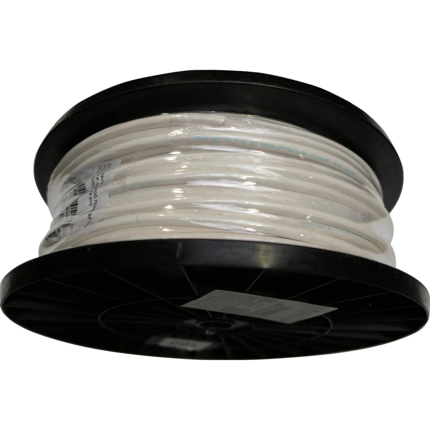 Silový kabel H03VV-F 4Gx0,75 mm, bílá (cívka) - metráž