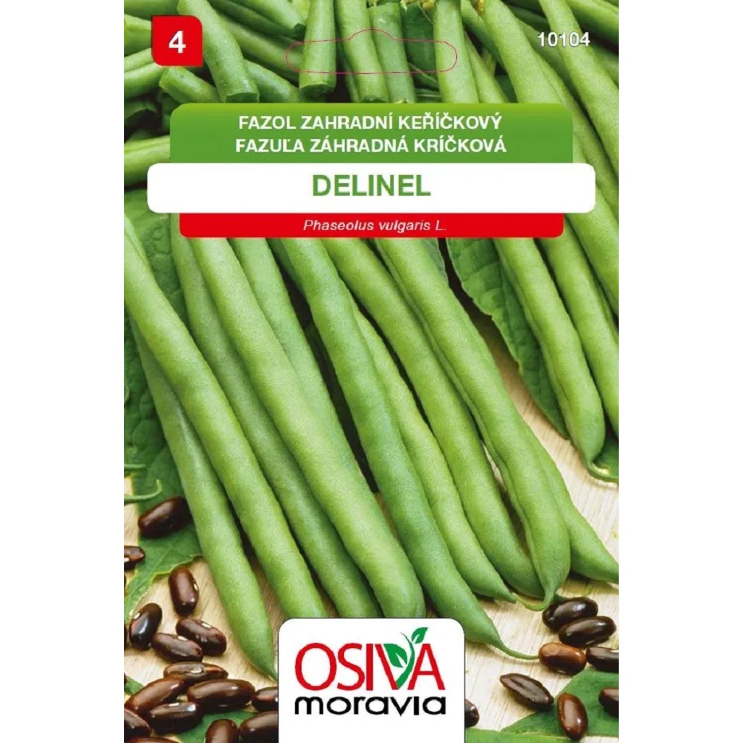 Semínka Fazol keříčkový Delinel (Phaseolus vulgaris L.)