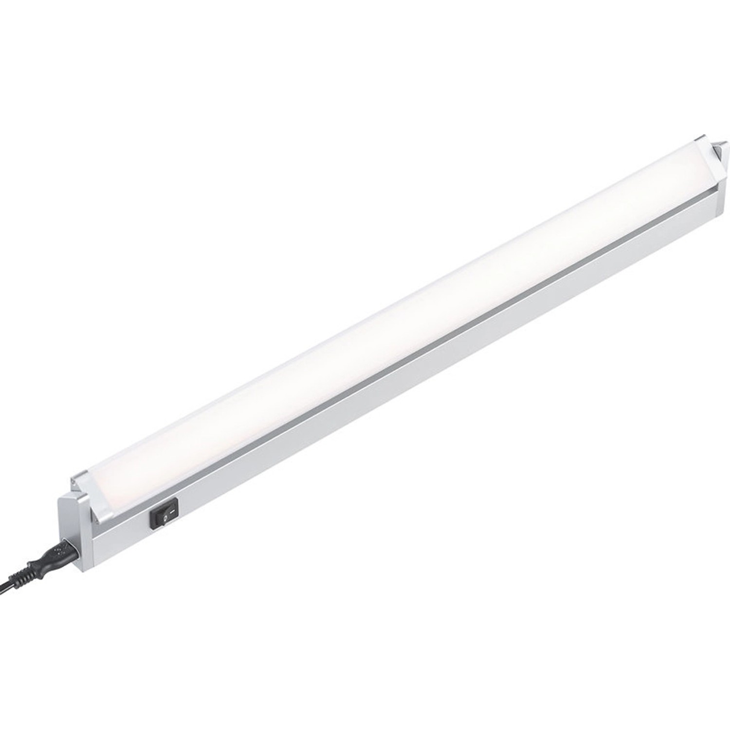 Podlinkové LED svítidlo, stříbrné, 10 W, 55,6 cm, výkyvné