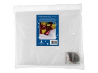 Podložka pod vánoční stromeček, s třpytkami, bílá, 80 x 120 cm