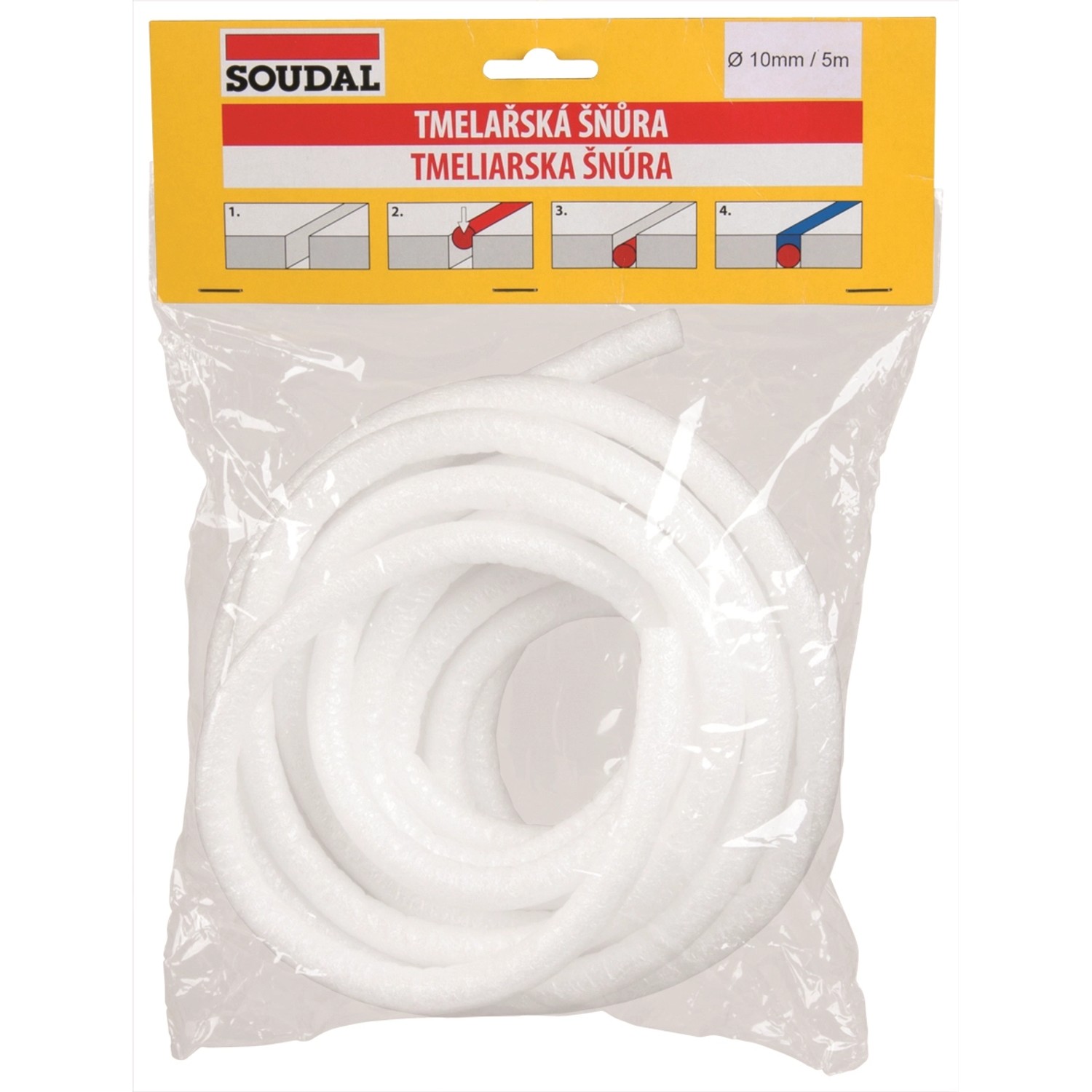 Šňůra tmelařská 8–9 mm Soudal 5 m