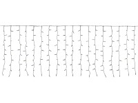 LED závěs 240 LED více barev, zelený kabel, 4,9 m