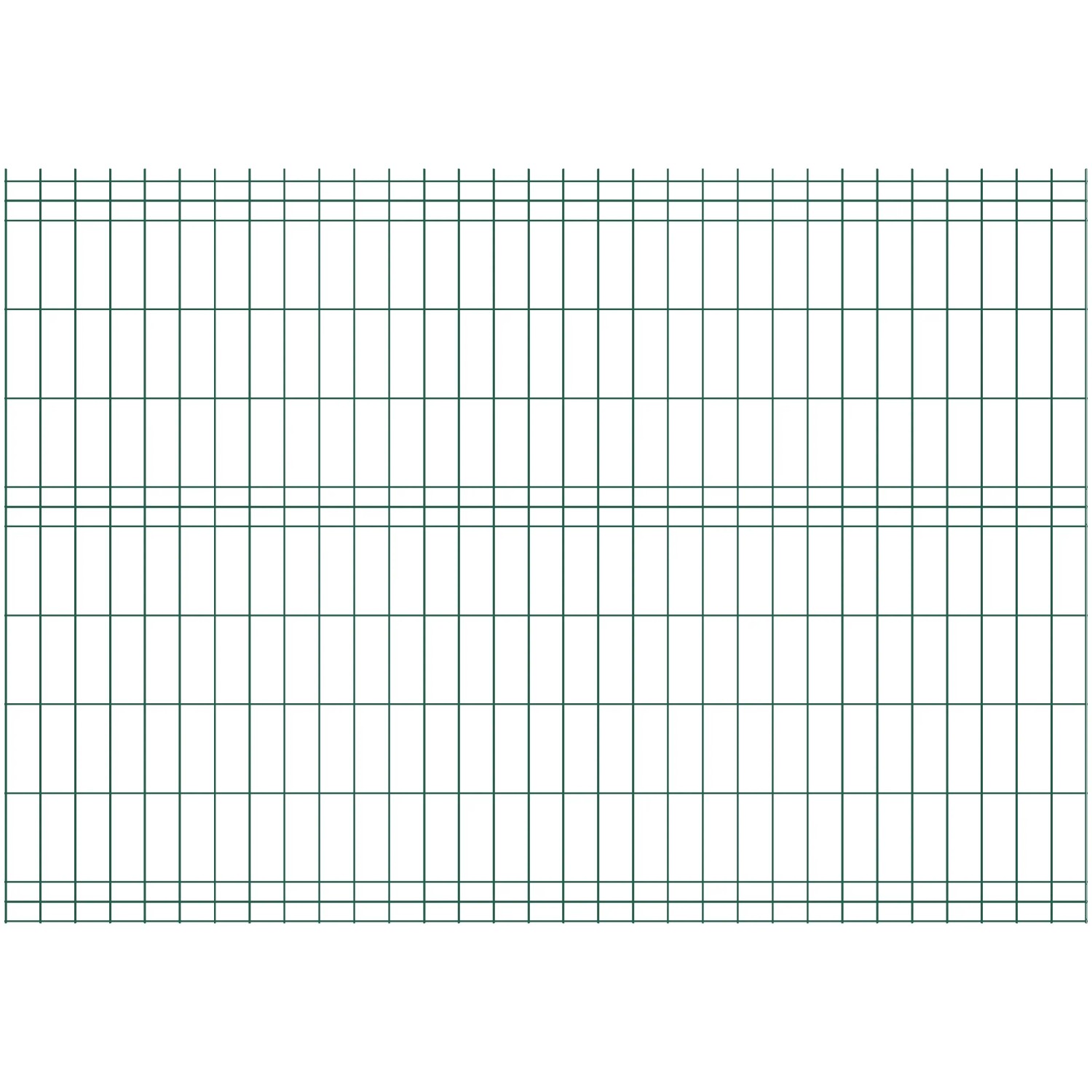 Plotový panel 3D 250x153 cm drát 3,1 mm - zelený