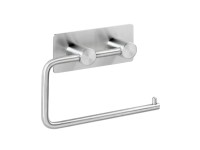 Bemeta Držák toaletního papíru EASY MAT bez krytu stříbrný hranatý 145x100x42 mm