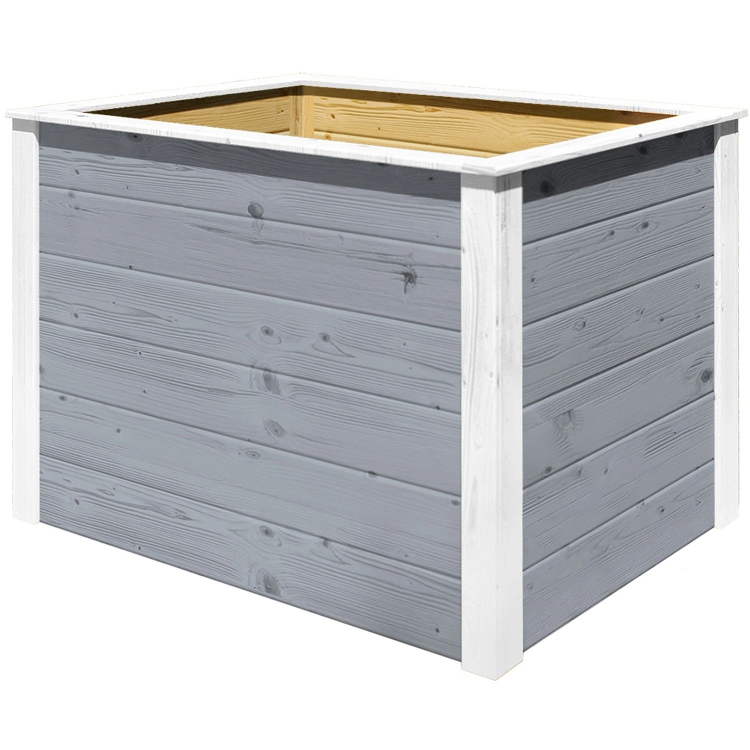 Weka Modulární dřevěný vyvýšený záhon Element, šedá, 100 x 69 x 71 cm