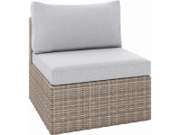 VLC Zahradní křeslo Olea, polyratan, světle šedá/písková, 80 x 71 x 64 cm VLC Zahradní křeslo Olea, polyratan, světle šedá/písková, 80 x 71 x 64 cm