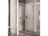 RAVAK Sprchové dveře posuvné Blix Slim BLSDP2-100, leštěný hliník