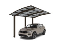 Ximax Alu přístřešek na auto Portoforte Typ 110 Standard hnědá 270 x 495 cm