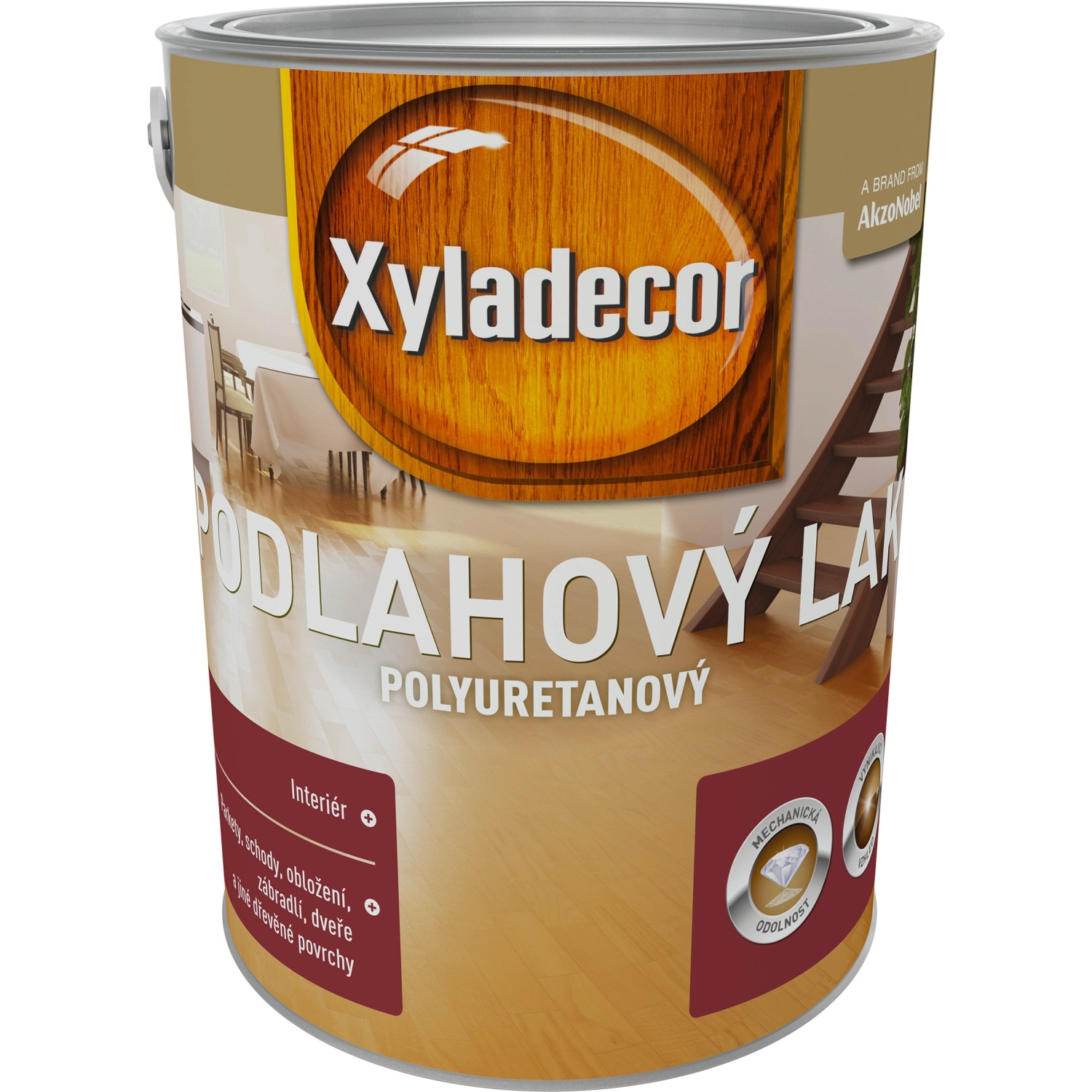 Xyladecor Podlahový lak polyuretanový lesklý 5 l