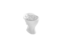 Jika Stojící výlevka MIRA s plastovou mřížkou, bílá